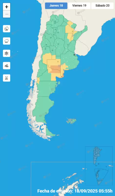 mapa de alertas