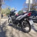 Persecuci�n en Las Heras: un joven fue detenido tras huir en moto y evadir m�viles policiales