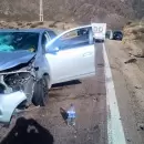 (Video) Violento accidente en la ruta 7: chocaron un auto y una camioneta antes de la Curva de Guido