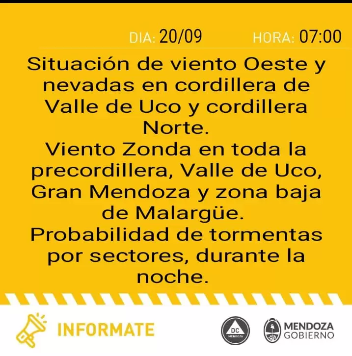 pron�stico 20 de septiembre