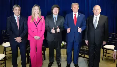 Milei con Trump en Estados Unidos