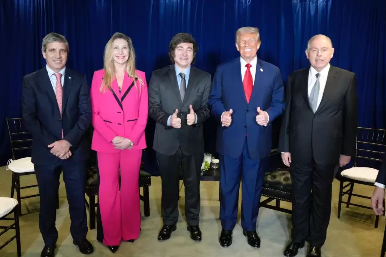 Milei con Trump en Estados Unidos