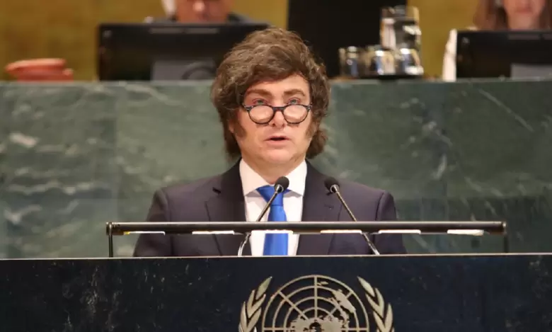Milei en la ONU