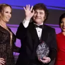 Milei fue elogiado y recibi� el premio "Ciudadano Global 2025" en Washington