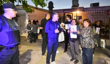 Costarelli puso en marcha el Sistema de Alerta Comunitaria con vecinos del Covimet