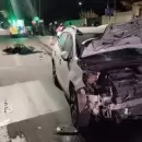 Grave accidente: manejaba alcoholizada y chocó a un motociclista en Luján de Cuyo