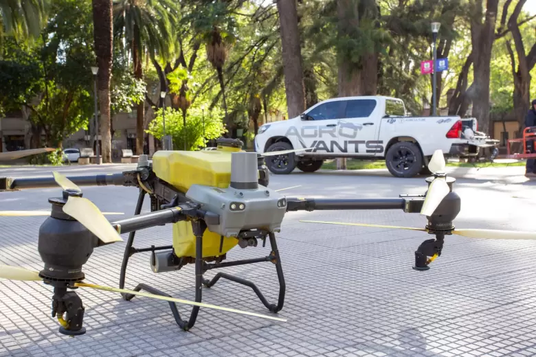 Drones para la pulverización del arbolado