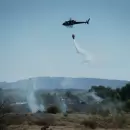 Helic�pteros y bomberos: de qu� se trat� el operativo realizado en la Base C�ndor