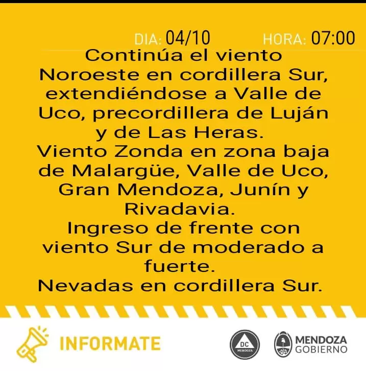 pron�stico 4 de octubre