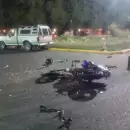 Un joven motociclista muri� luego de chocar con una camioneta en Tunuy�n