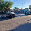 Dos motociclistas heridos tras un fuerte choque en Guaymall�n