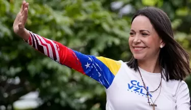 La opositora venezolana Mar�a Corina Machado