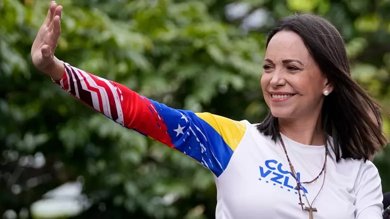 La opositora venezolana María Corina Machado