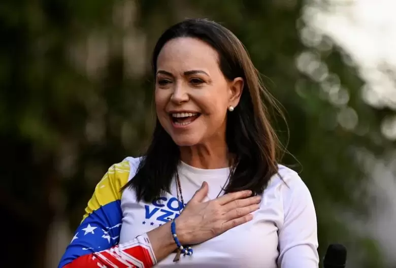 La opositora venezolana Mar�a Corina Machado