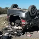 Una familia mendocina volc� en San Luis: murieron un beb� y un joven