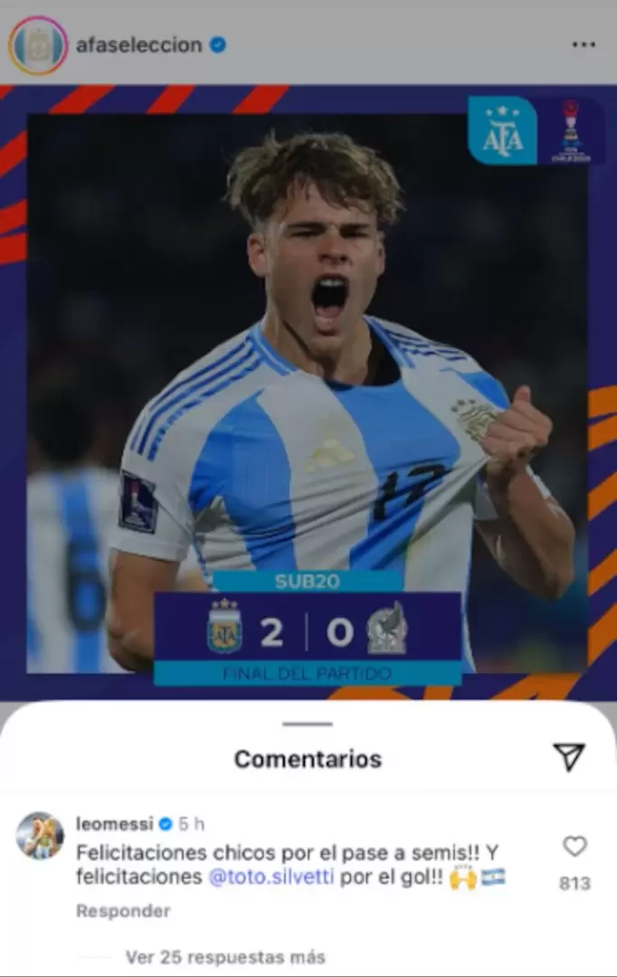 messi argentina sub 20