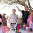 Félix en campaña: le pegó al Gobierno nacional y pidió por los jubilados