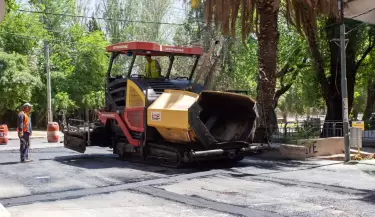 Obras en calle Avellaneda
