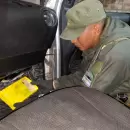 Control en la ruta 40: dos detenidos procedentes de Mendoza y una fortuna en coca�na