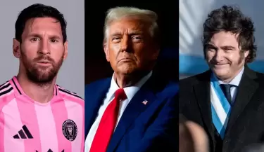 messi, milei, trump