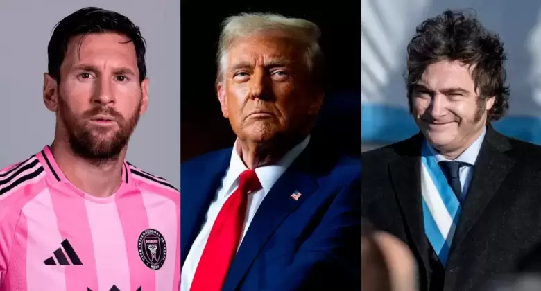 messi, milei, trump