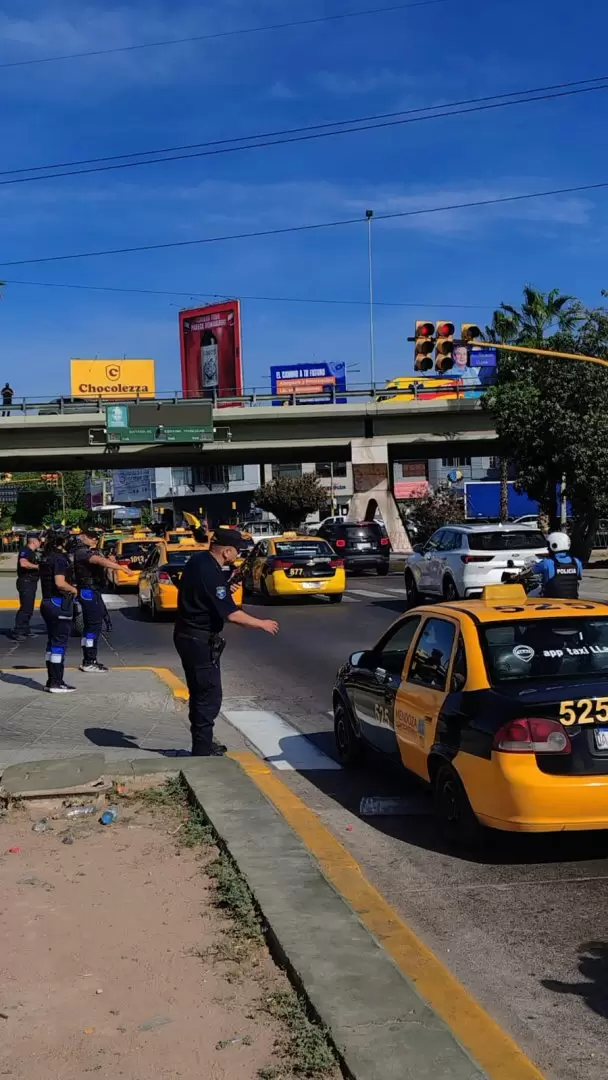 protesta de taxistas nueva