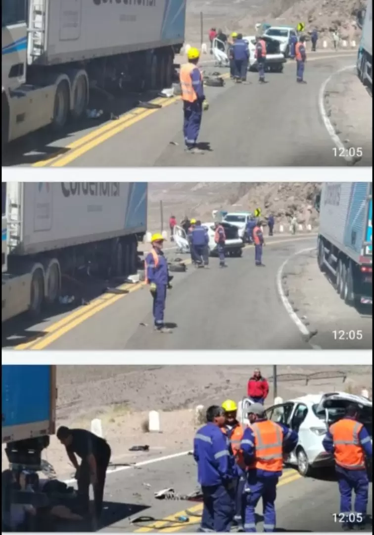 siniestro en el paso a Chile
