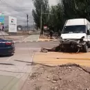 Una impactante persecuci�n termin� con un choque en Luj�n de Cuyo