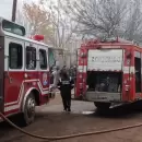 Un incendio arras� con una vivienda en Las Heras y dej� p�rdidas totales