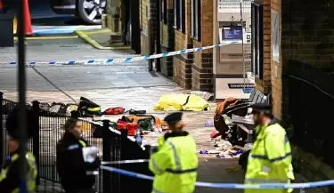 ataque en un tren a Londres