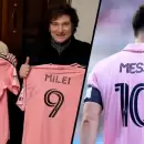 (Video) El saludo ir�nico de Milei a Messi en Miami: "Yo tambi�n puedo felicitar a un zurdo"