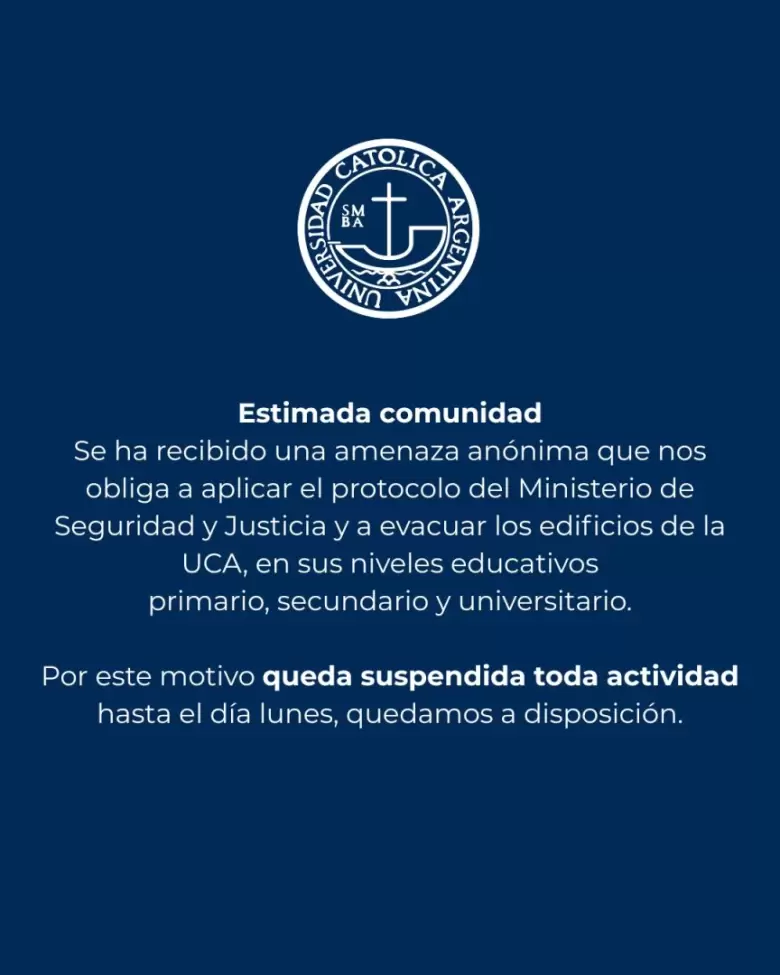 amenaza UCA
