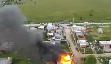 Incendio en Mar del Plata