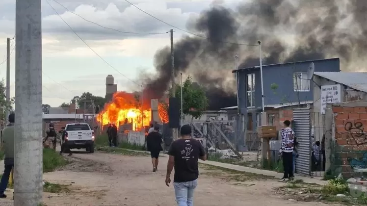 Incendio en Mar del Plata