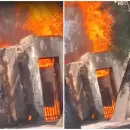 Investigan a dos hermanos por haber provocado un incendio intencional en Capital