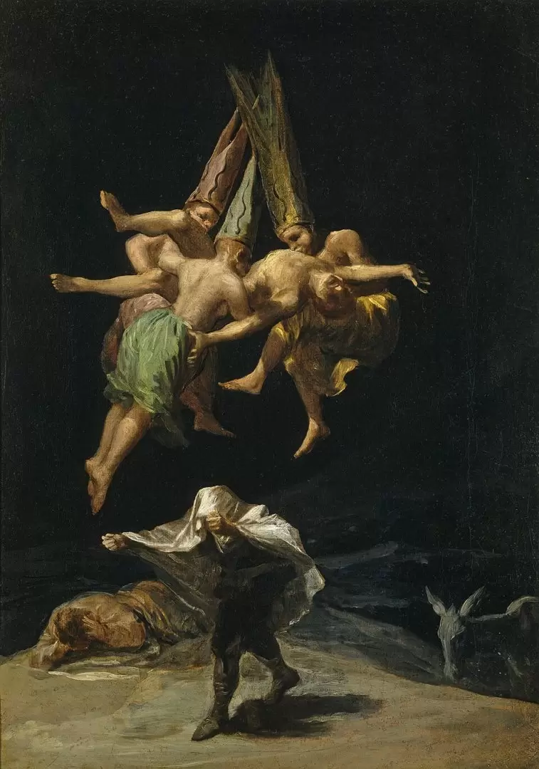vuelo de brujas de goya