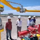 Avance del gasoducto: F�lix recorri� la planta ESMO y destac� el cumplimiento del cronograma