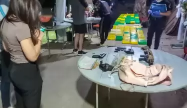 secuestro de coca�na en Maip�