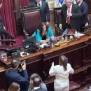 Tensi�n en el Senado: el cruce entre Patricia Bullrich y Victoria Villarruel en plena jura