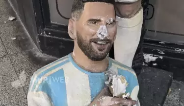 estatua messi