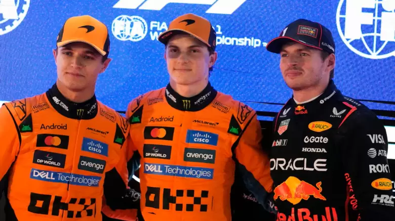 norris - piastri - verstappen
