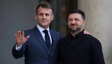 Macron y Zelenski