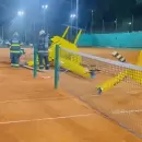 Cay� un helic�ptero sobre unas canchas de tenis de Palermo: tres heridos graves