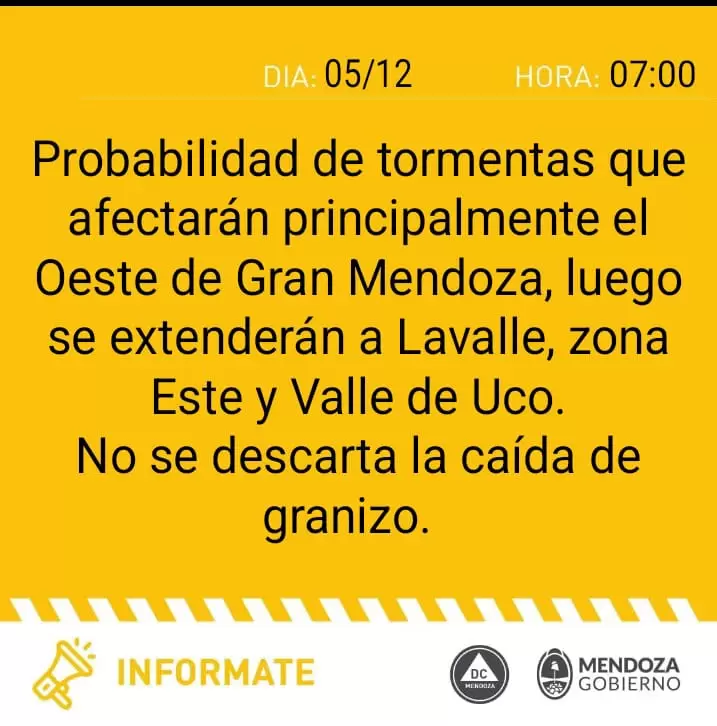 pron�stico 5 de diciembre