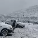 Nevadas en alta monta�a sorprendieron a los mendocinos