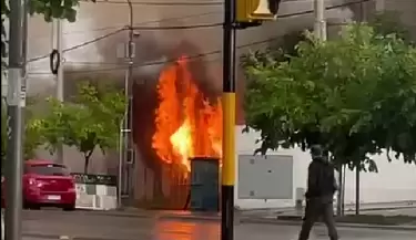 Incendio en Guaymall�n