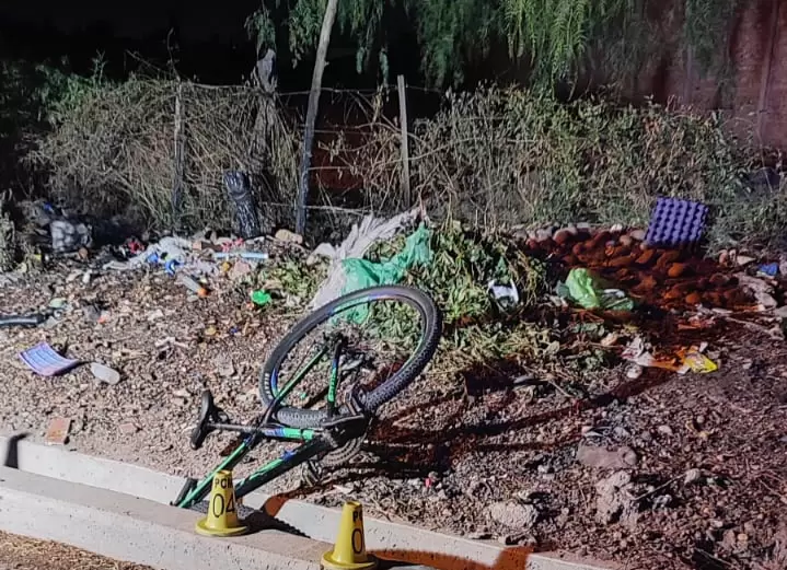 Ciclista fallecido