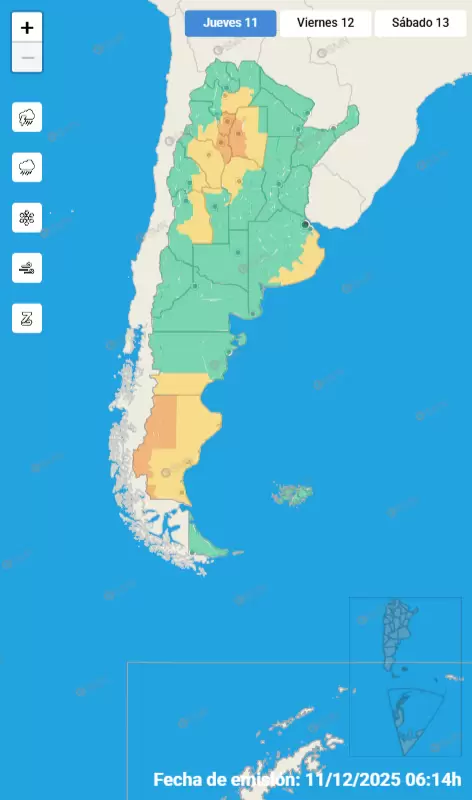 mapa de alertas