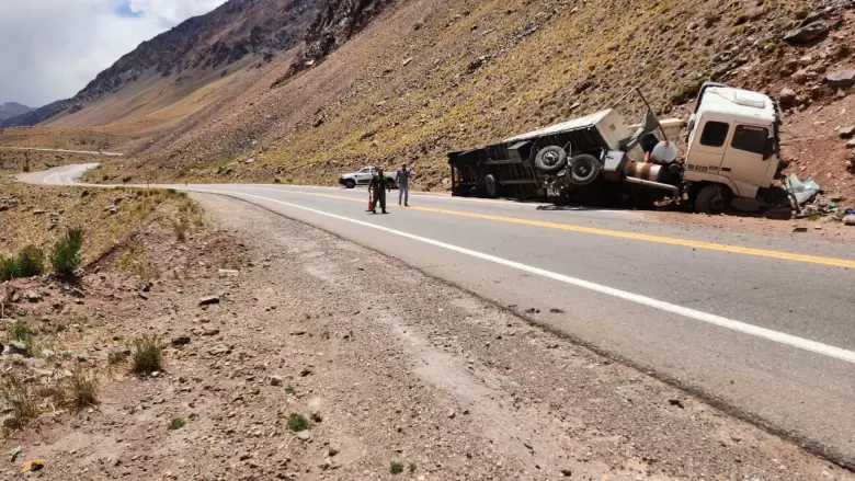 vuelco en alta montana