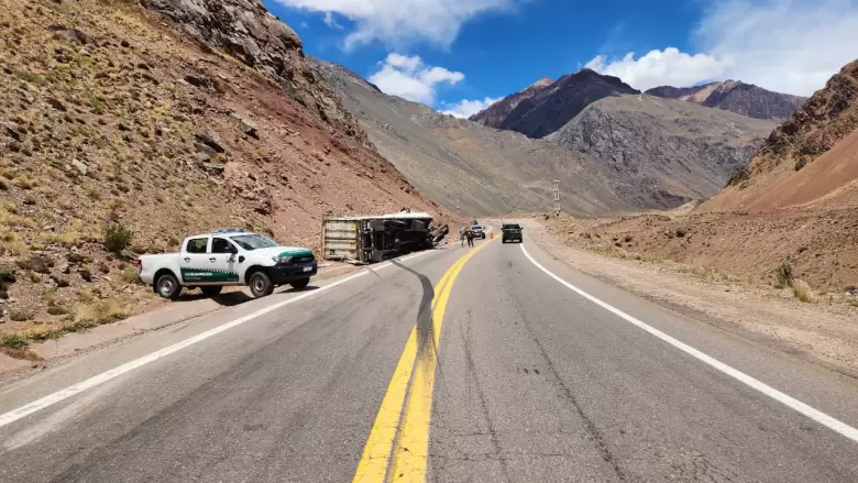 vuelco en alta montana